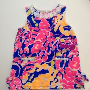 Lilly Pulitzer Classic Shift Dress in the print Catch and Release 18-24 months